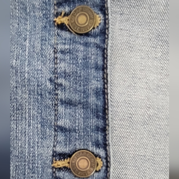 Gap Denim Blue Jacket Girls 8-9 Size Medium - Picture 9 of 10